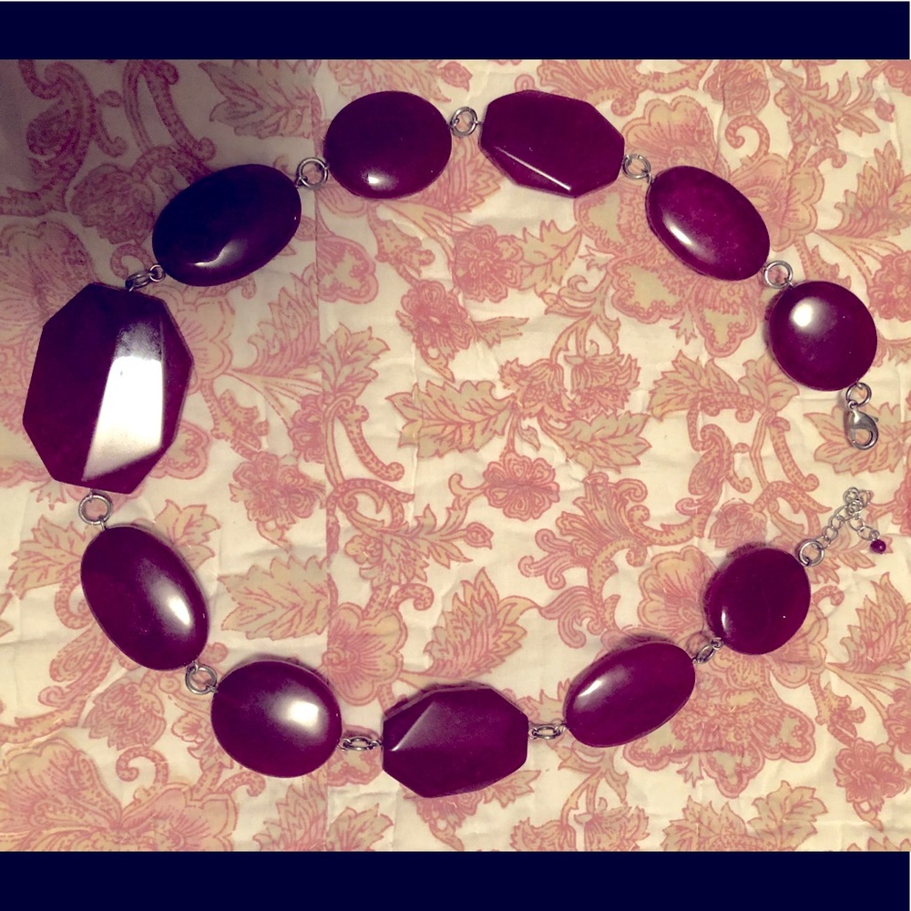 Red stone necklace